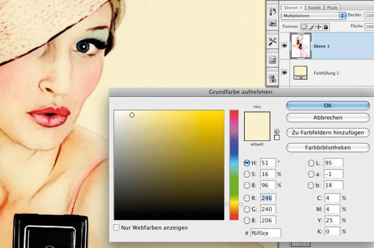 Photoshop: Pin-up in Retro-Optik