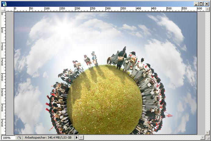 Photoshop-Montage: Vom Panorama zur Kugel
