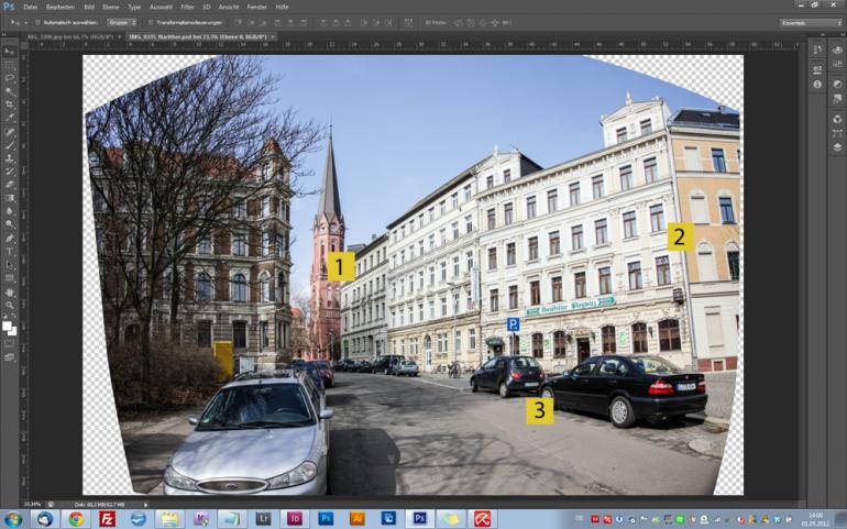 Photoshop CS6: Adaptive Weitwinkel-Korrektur