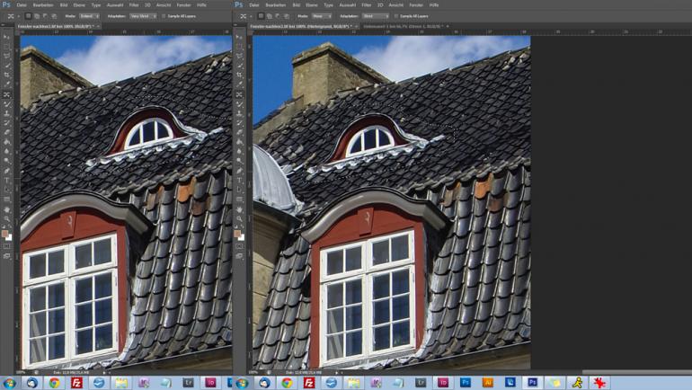 Photoshop CS6: Inhaltsbasierte Retuschen