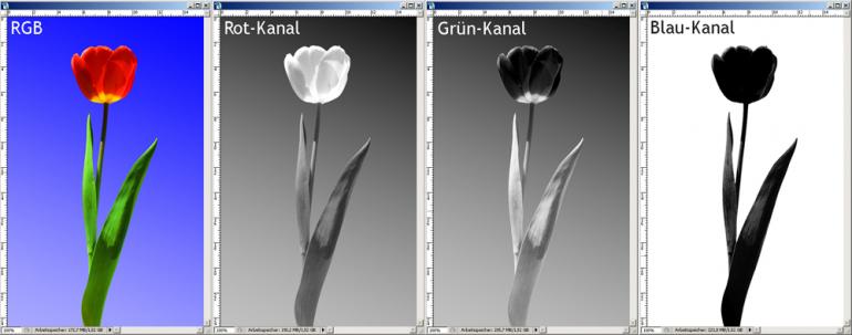 Photoshop: Freistellen mit Farbkanälen