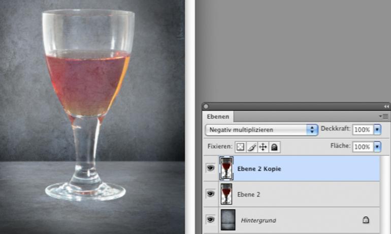 Photoshop: Transparente Objekte montieren