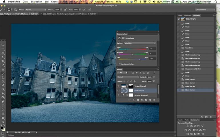 Photoshop: So machen Sie den Tag zur Nacht