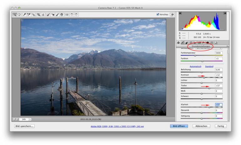 Photoshop: Leuchtende Farben & Kontraste per Camera RAW