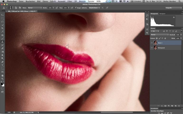 Photoshop: Tipps für perfekte Lippen