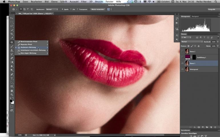 Photoshop: Tipps für perfekte Lippen