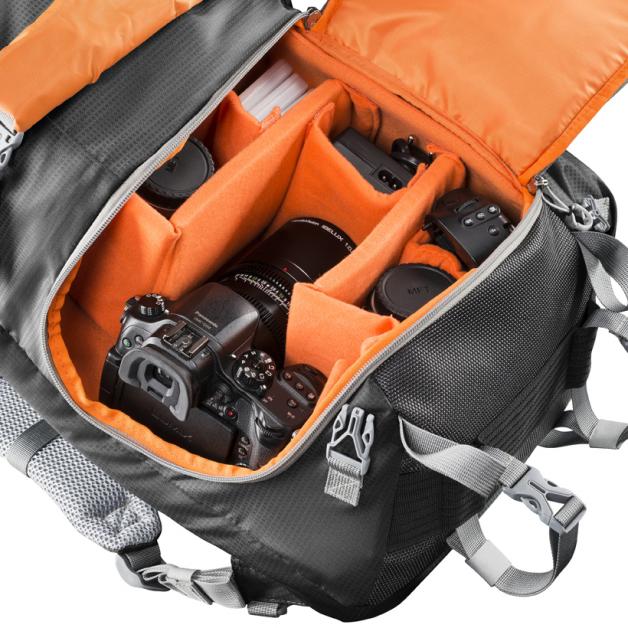 Sac Photo Extérieur Mantona ElementsPro 20 Orange - Pour Petit Appareil Reflex Et Accessoires - 10