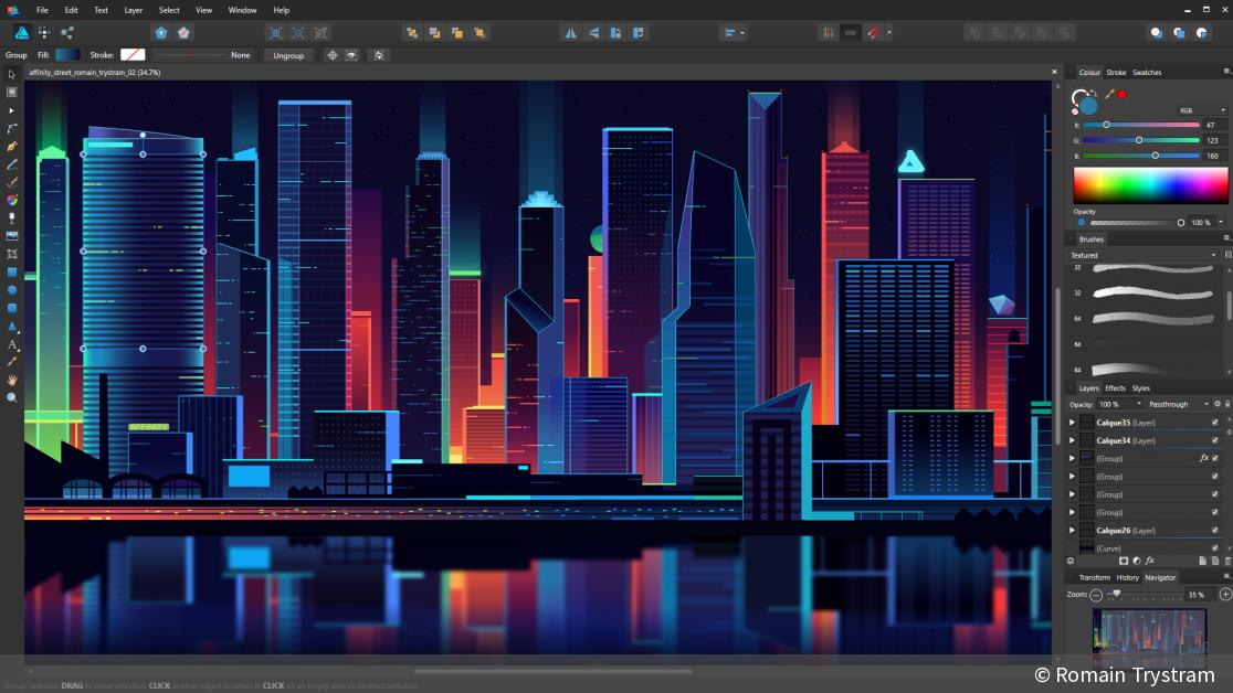 Affinity Designer BetaVersion für Windows