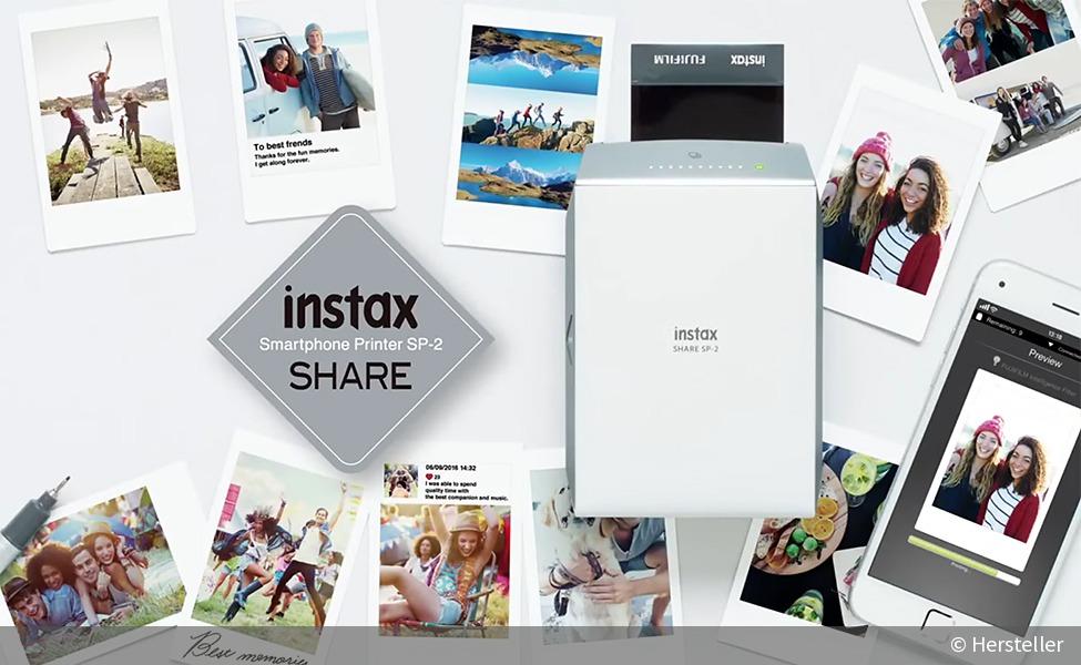 SmartphoneDrucker instax SHARE SP2 von Fujifilm
