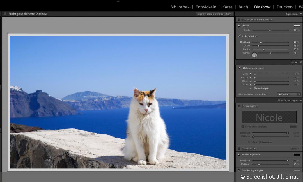 So gelingt die Diashow mit Lightroom