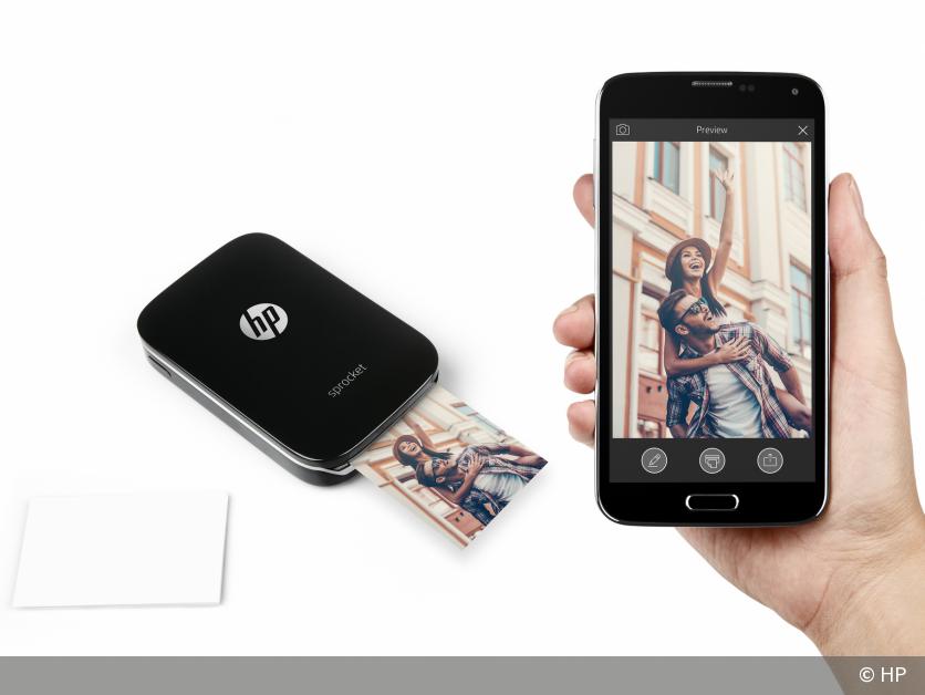 HP Sprocket: Fotos vom Smartphone drucken
