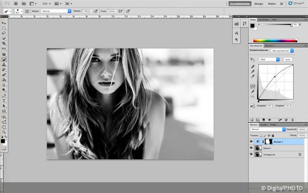Fotos partiell aufhellen FotoBasics