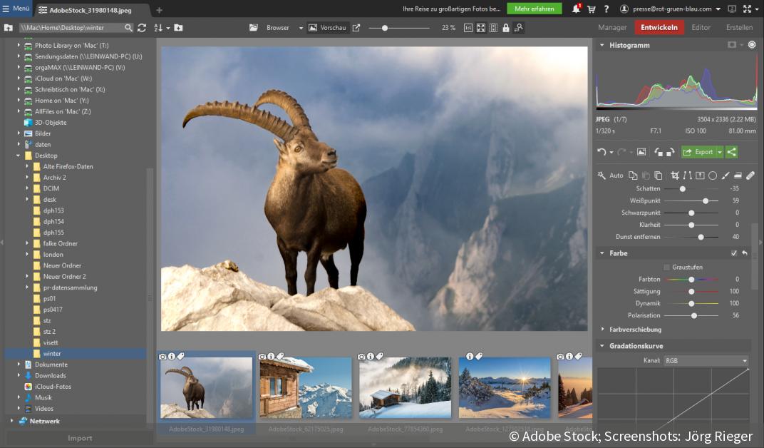BILDBEARBEITUNGSPROGRAMM TEST 2022 visual data 5