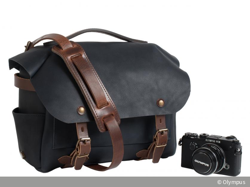 olympus kameratasche leder
