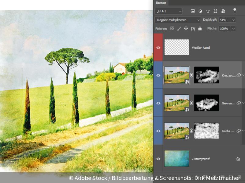 Kunstfilter und Malfilter kombinieren - Photoshop einfach erklärt