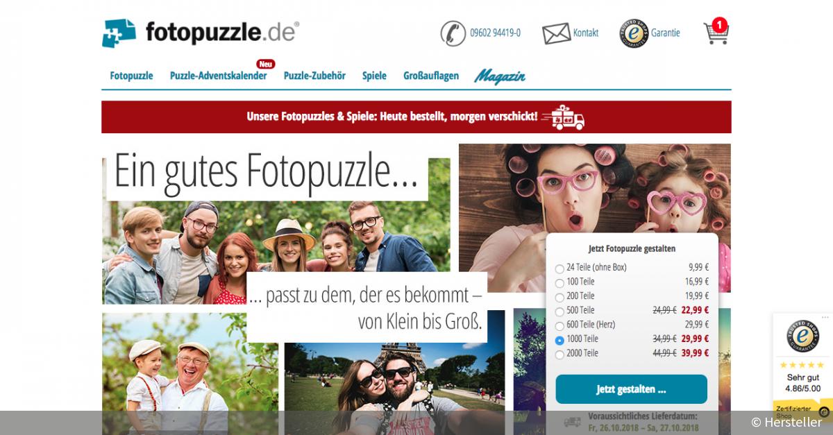 Im Kurztest Personalisiertes Foto Puzzle