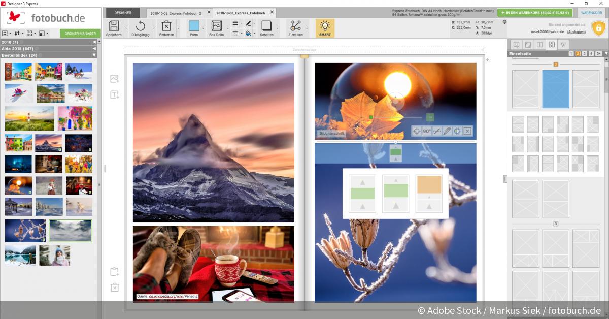 Fotobucher Einfach Und Schnell Mit Designer 3 Von Fotobuch De