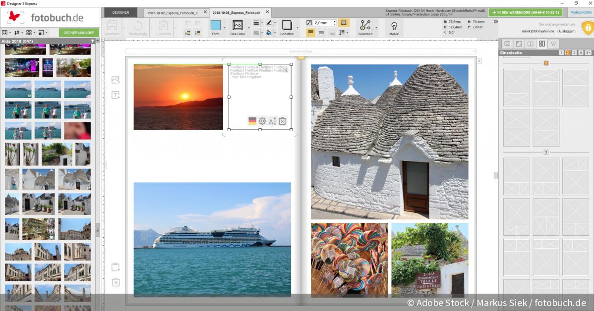 Fotobucher Einfach Und Schnell Mit Designer 3 Von Fotobuch De