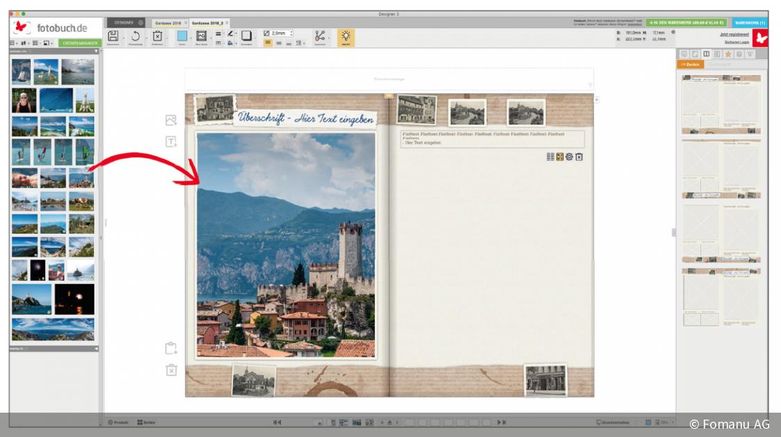 Mit Flexiblen Vorlagen Zum Individuellen Fotobuch