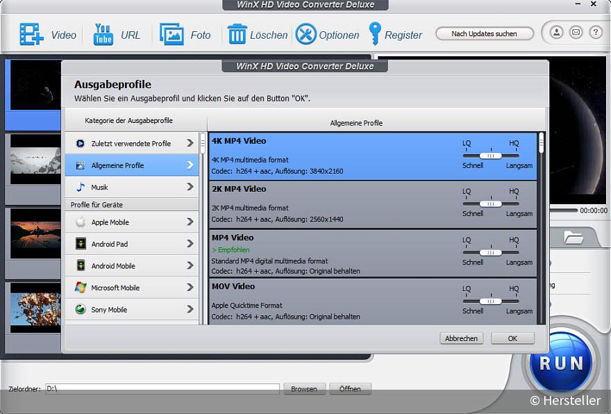 WinX HD Video Converter Deluxe: Jetzt kostenlos downloaden!