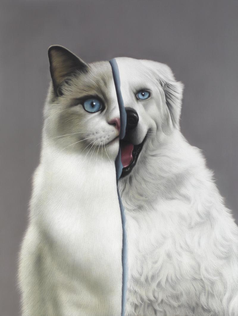 Eckart Hahn, Wallpaper, 2013 Acryl auf Leinwand, Courtesy Wagner + Partner