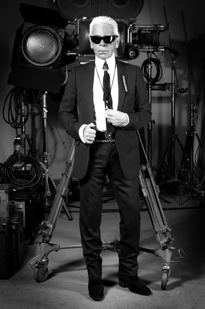 Karl Lagerfeld Selbstportrait 2008 © 2014 Karl Lagerfeld