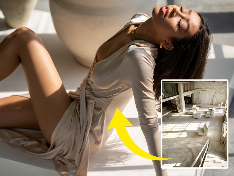 Im Studio: Tageslicht ist dem Fotografen wichtig. Sein Studio verfügt daher über eine große Fensterfront. Jeean Alvarez